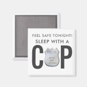 Polizist-Polizeibeamter-Spaß Magnet (Vorderseite/Rückseite)