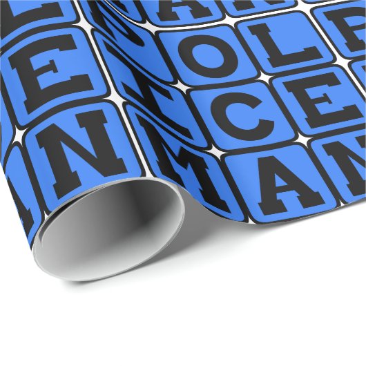 Polizist, Polizist Geschenkpapier (Rolleneckpunkt)