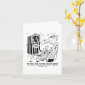 Polizist Punch & Judy Show Karte (Gelbe Blume)