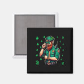 Polizist St Patricks Day Irisches Kleeblatt Glück Magnet (Vorderseite/Rückseite)