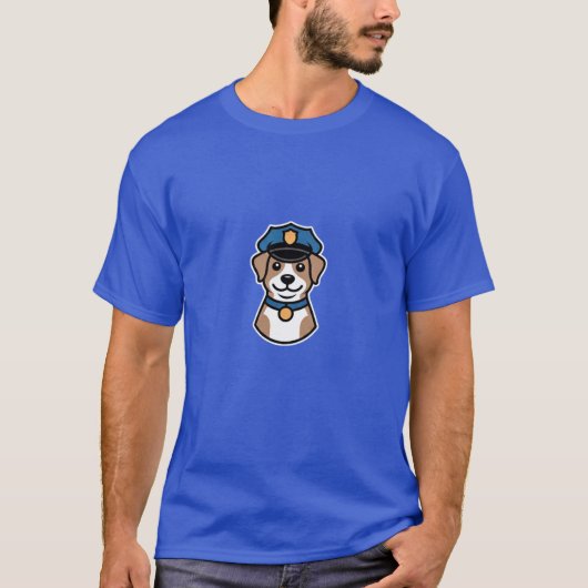 Polizist T-Shirt (Vorderseite)