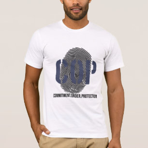 POLIZIST Tribut T - Shirt - Engagement. Bestellung