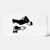 Polizist und Einbrecher Case-Mate iPhone Hülle (Rückseite (Horizontal))