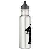 Polizist und Einbrecher Edelstahlflasche (Links)