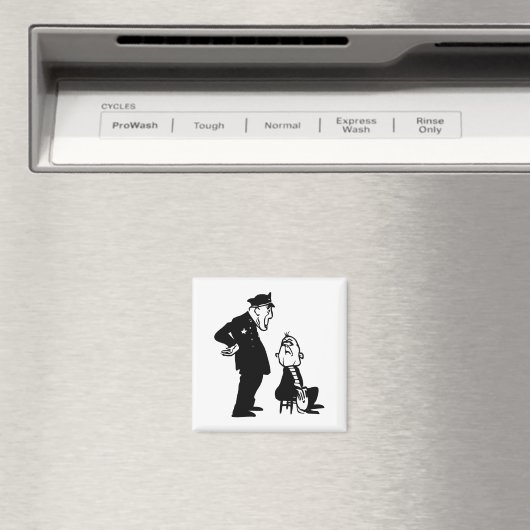 Polizist und Einbrecher Magnet (In Situ (Geschirrspüler))