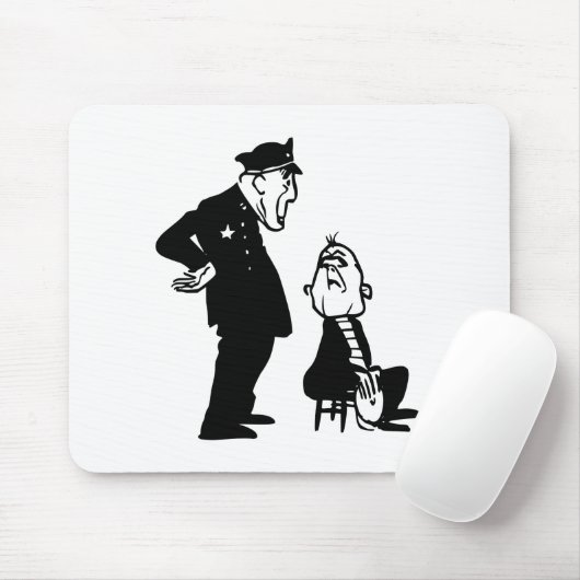 Polizist und Einbrecher Mousepad (Mit Mouse)