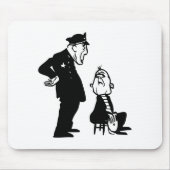 Polizist und Einbrecher Mousepad (Vorne)