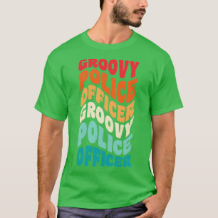 Polizist Vintage Retro 60er 70er 80er Vibes T-Shirt