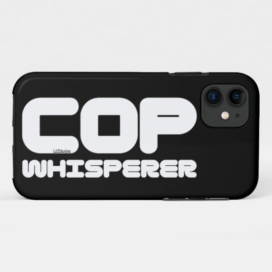 POLIZIST WHISPERER-Lustscheine Case-Mate iPhone Hülle (Rückseite (Horizontal))