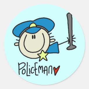 Polizisten Aufkleber