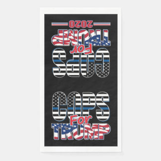 Polizisten für Trump - Trump 2020 Serviette