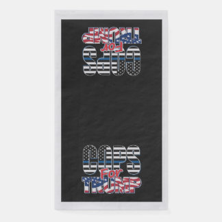 Polizisten für Trump - Trump 2020 Serviette