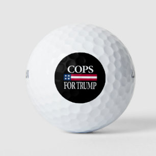 Polizisten für Trumpf Golfball