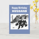 Polizisten handeln mit einem Brand am Polizeibahnh Karte (Gelbe Blume)