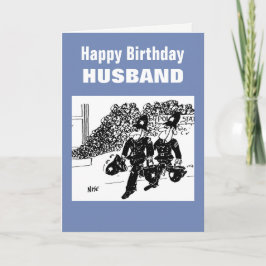 Polizisten handeln mit einem Brand am Polizeibahnh Karte