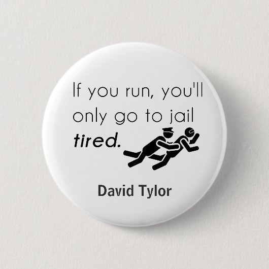 Polizisten Jokes Button (Vorderseite)