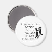 Polizisten Jokes-Geschenke Magnet (Vorderseite/Rückseite)