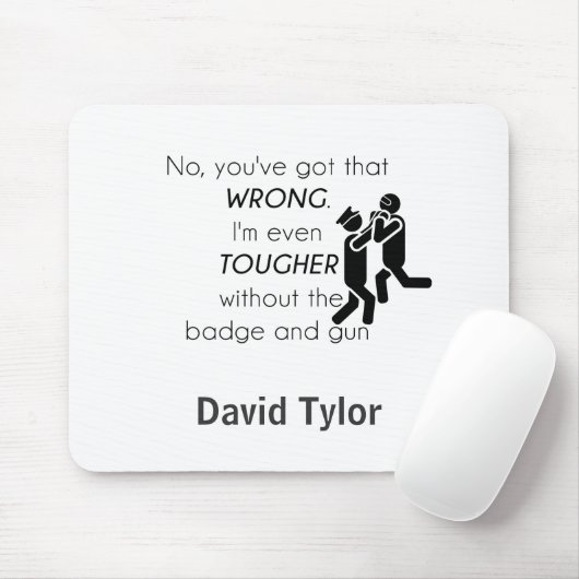 Polizisten Jokes-Geschenke Mousepad (Mit Mouse)