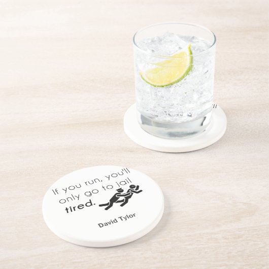 Polizisten Jokes Getränkeuntersetzer (Seite)