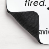 Polizisten Jokes Mousepad (Ecke)