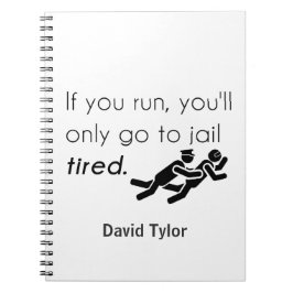 Polizisten Jokes Notizblock