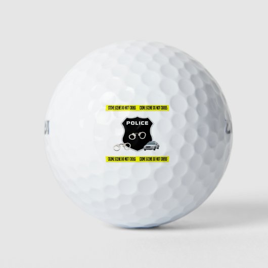 Polizisten Krimskene Golfball (Vorderseite)