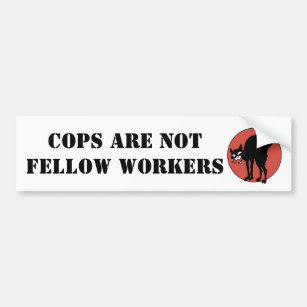 Polizisten sind keine Arbeitnehmer Autoaufkleber