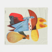 Polizisten und Räuber Fleecedecke (Vorderseite (Horizontal))