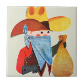 Polizisten und Räuber Fliese (Vorderseite)