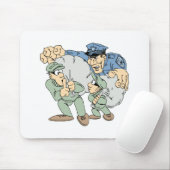 Polizisten und Räuber Mousepad (Mit Mouse)