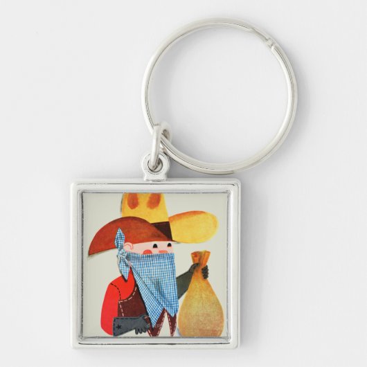 Polizisten und Räuber Schlüsselanhänger (Vorne)