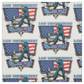 Polizisten und Räuber Stoff (Muster)