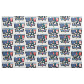 Polizisten und Räuber Stoff (Fat Quarter (45,7 x 55,9 cm))