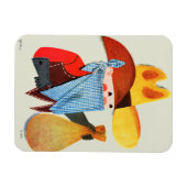 Polizisten und Robber Magnet (Horizontal)