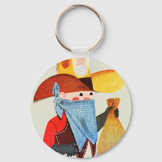 Polizisten und Robber Schlüsselanhänger (Vorderseite)