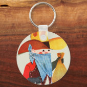 Polizisten und Robber Schlüsselanhänger (Vorderseite)