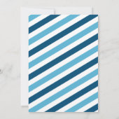 Polizisten und Robbers Geburtstagsparty Einladung (Rückseite)