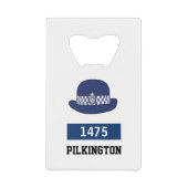 Polizistin Gift. UK Police WPC Hat Geldbeutel Flaschenöffner (Vorderseite)