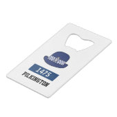 Polizistin Gift. UK Police WPC Hat Geldbeutel Flaschenöffner (Vorderseite Schrägansicht)