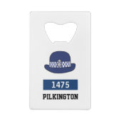Polizistin Gift. UK Police WPC Hat Geldbeutel Flaschenöffner (Rückseite)