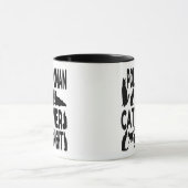 Polizistin Liebe Katze Tasse (Zentrum)