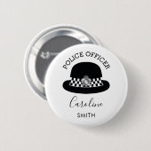 Polizistin | Personalisiert Button (Vorne & Hinten)