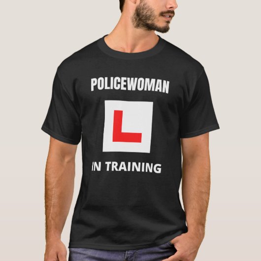 Polizistin T-Shirt (Vorderseite)