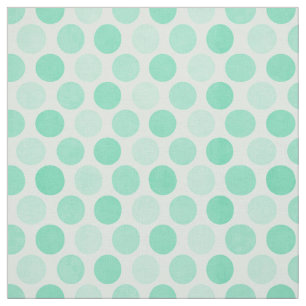 Polk Dots Aqua Blue Fabric Stoff