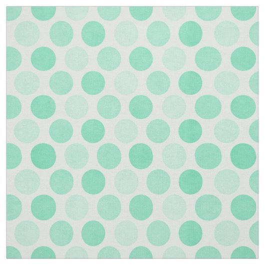 Polk Dots Aqua Blue Fabric Stoff (Muster)