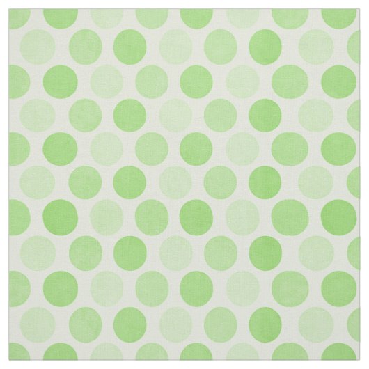 Polk Dots Green Fabric Stoff (Muster)