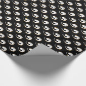 Polka Bat and Moon Geschenkpapier (Ecke)