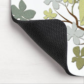 Polka-Baum-Eule Mousepad (Ecke)