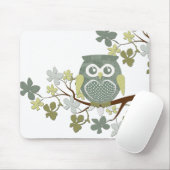 Polka-Baum-Eule Mousepad (Mit Mouse)
