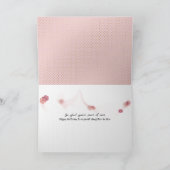 Polka Blush Pink für Schwiegertochter Karte (Innenseite)